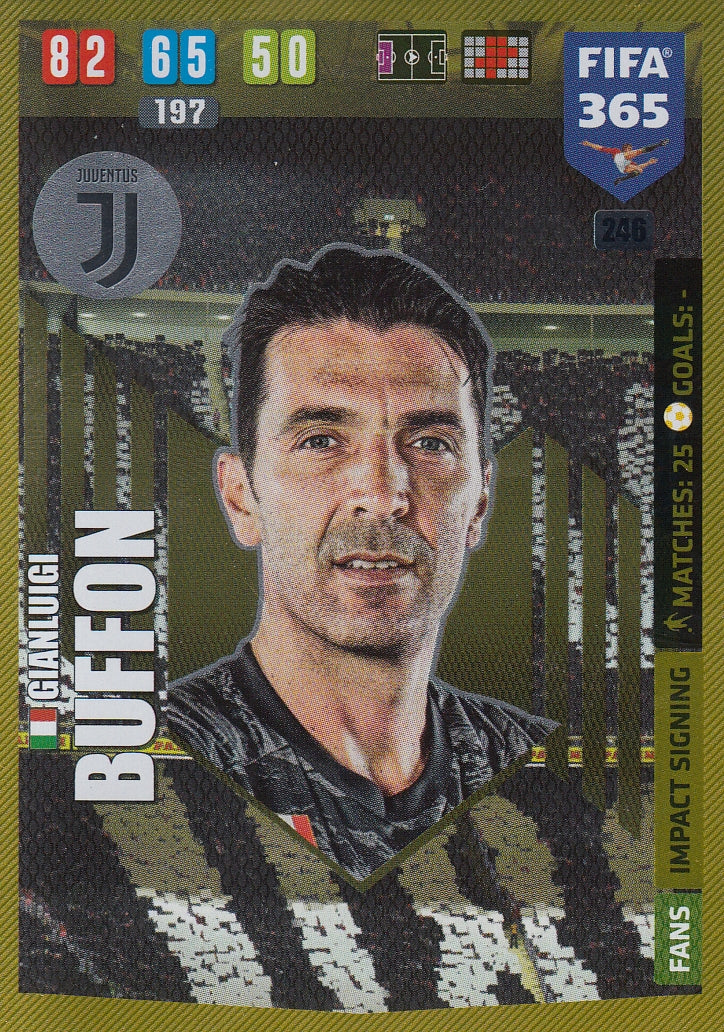 246. GIANLUIGI BUFFON - JUVENTUS - FANS IMPACT SIGNING