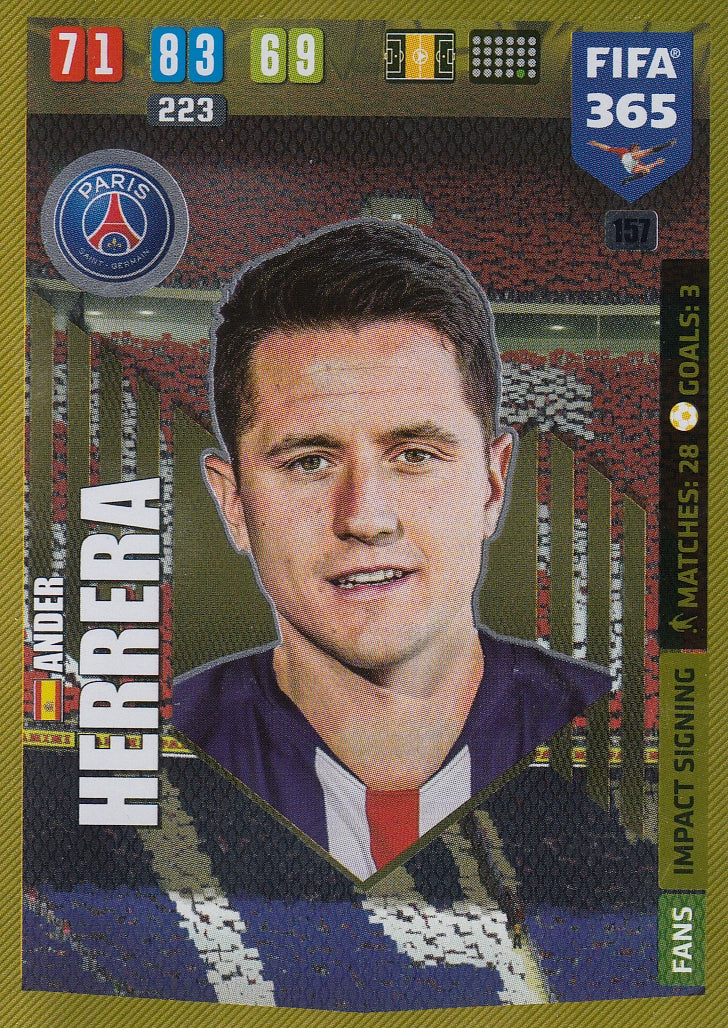 157. ANDER HERRERA - PARIS SAINT-GERMAIN - FANS IMPACT SIGNING
