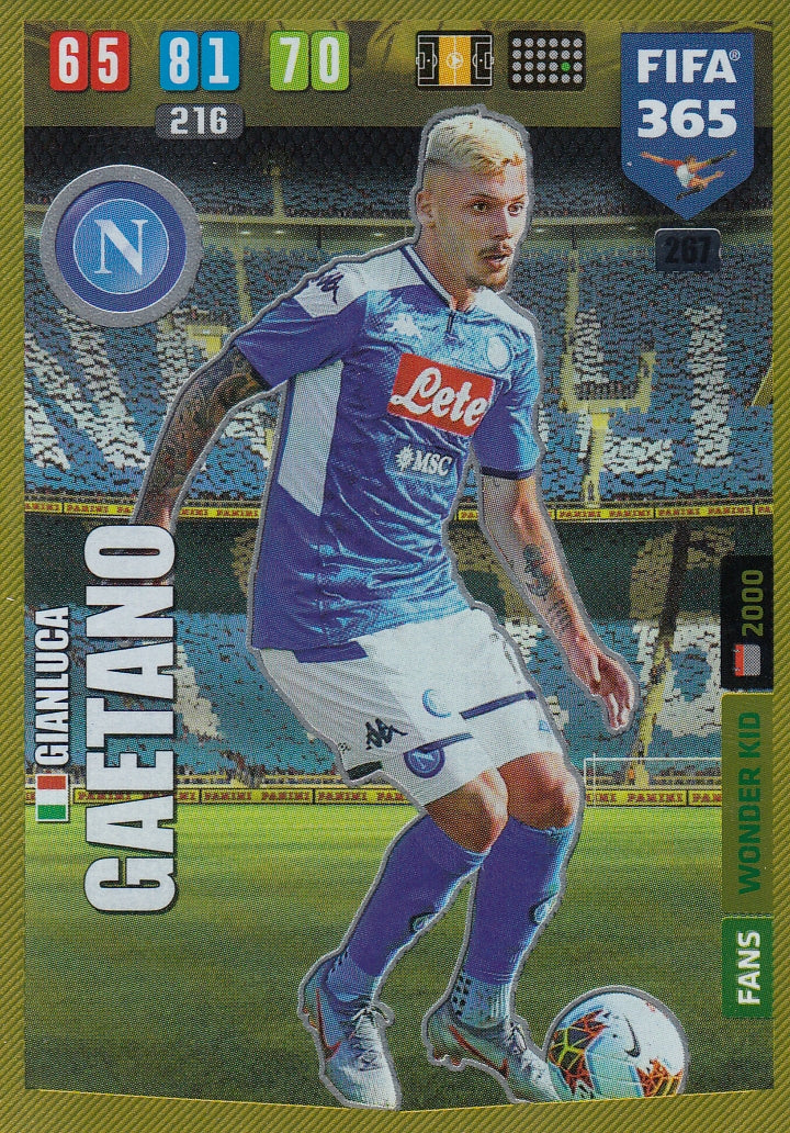 267. GIANLUCA GAETANO - NAPOLI - FANS WONDER KID