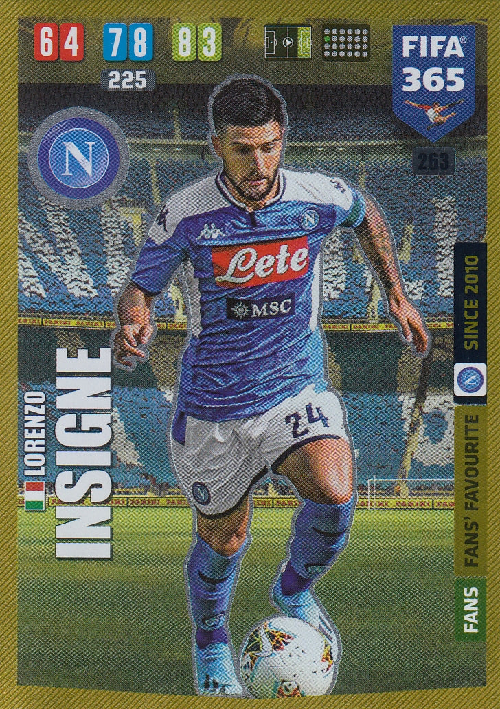 263. LORENZO INSIGNE - NAPOLI - FANS FANS’ FAVOURITE