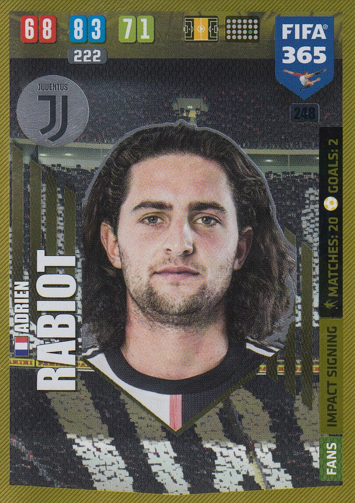248. ADRIEN RABIOT - JUVENTUS - FANS IMPACT SIGNING