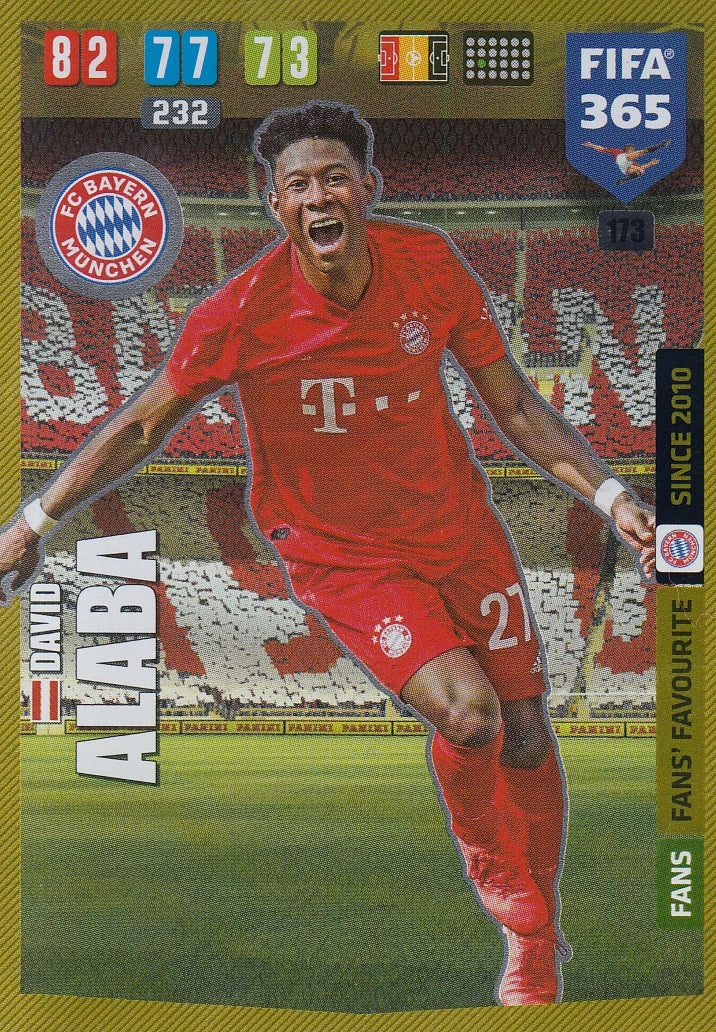 173. DAVID ALABA - BAYERN MÜNCHEN - FANS FANS’ FAVOURITE