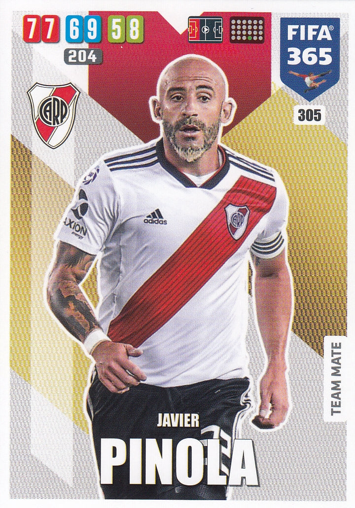 305. JAVIER PINOLA - RIVER PLATE - TEAM MATE