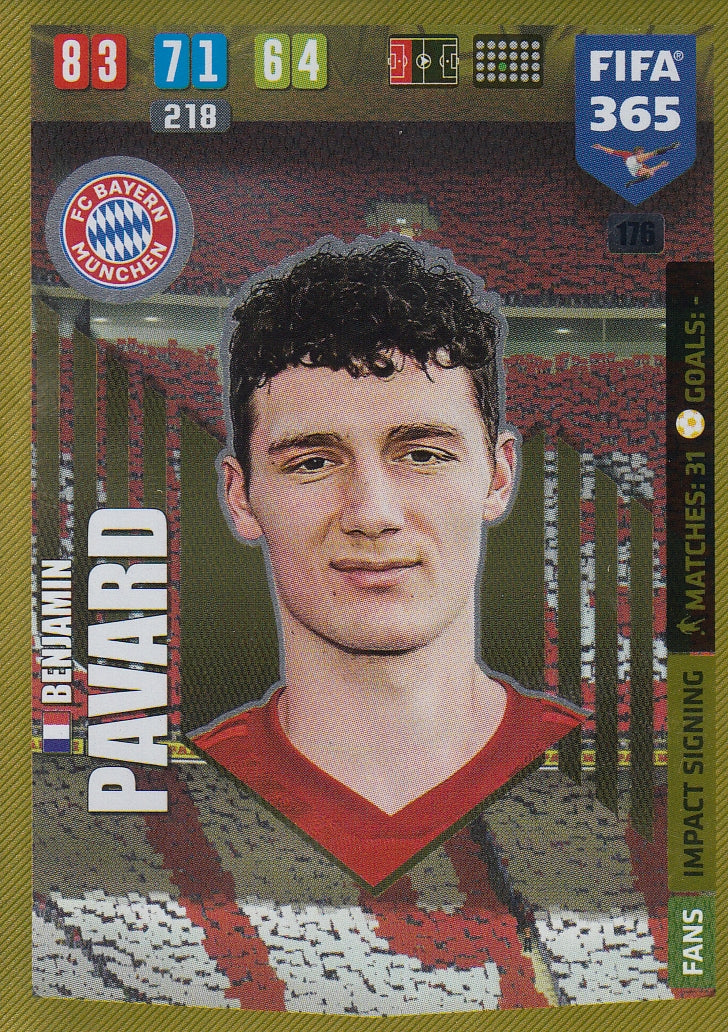 176. BENJAMIN PAVARD - BAYERN MÜNCHEN - FANS IMPACT SIGNING