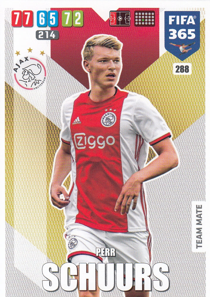 288. PERR SCHUURS - AJAX - TEAM MATE