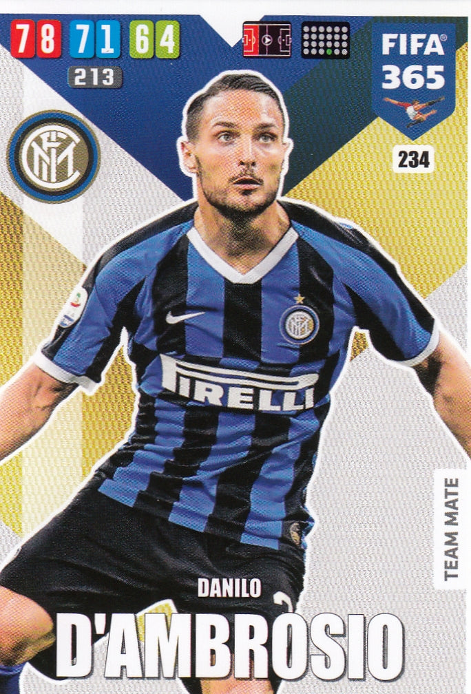 234. DANILO D’AMBROSIO - INTER - TEAM MATE