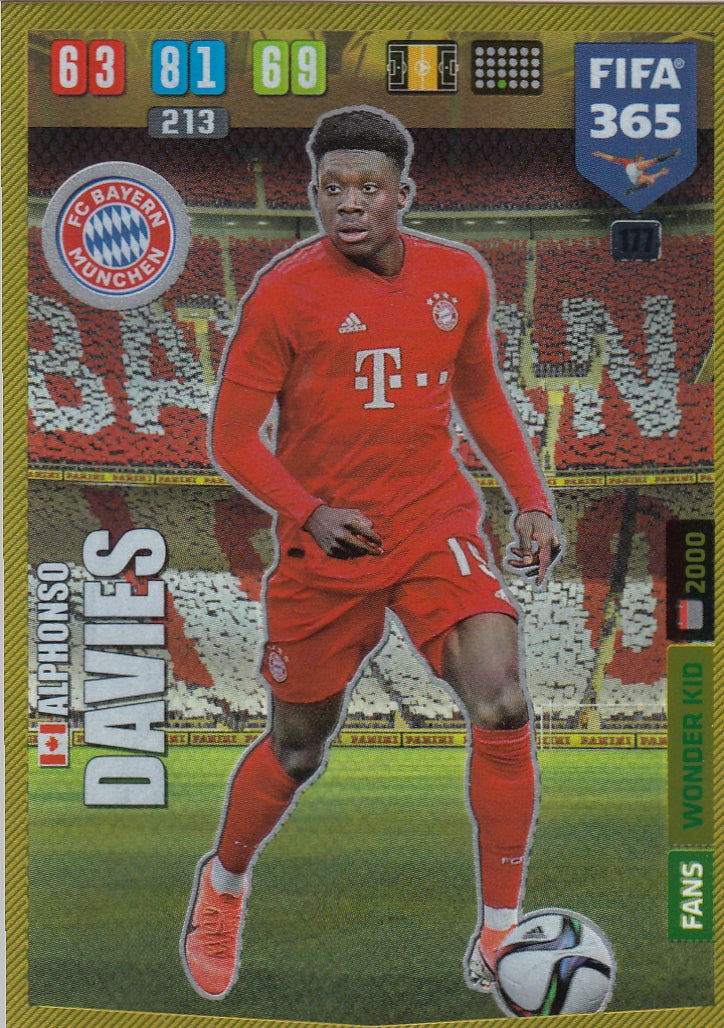177. ALPHONSO DAVIES - BAYERN MÜNCHEN - FANS WONDER KID
