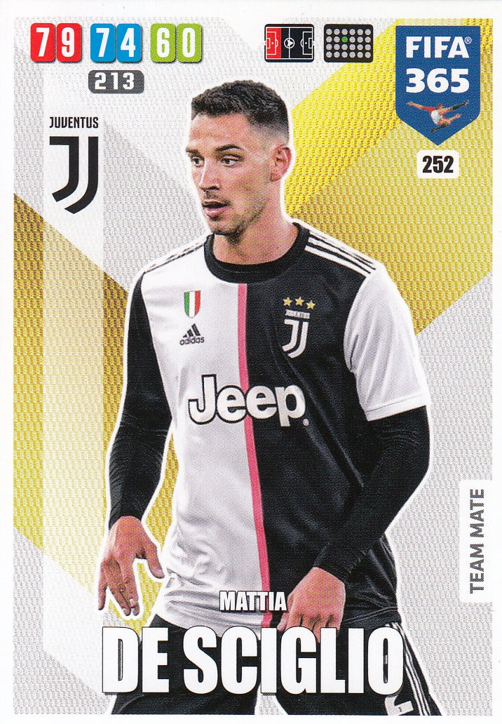 252. MATTIA DE SCIGLIO - JUVENTUS - TEAM MATE