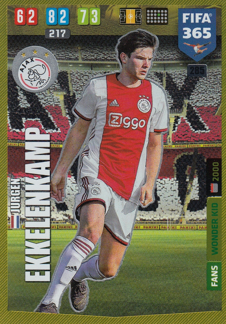 285. JURGEN EKKELENKAMP - AJAX - FANS WONDER KID
