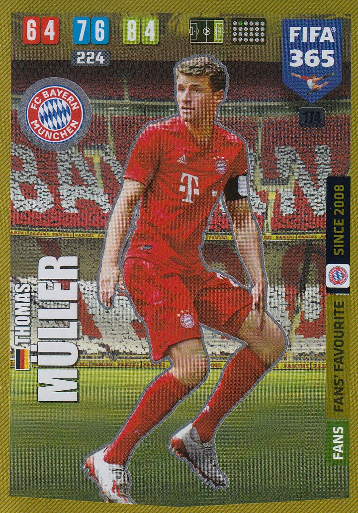 174. THOMAS MÜLLER - BAYERN MÜNCHEN - FANS FANS’ FAVOURITE