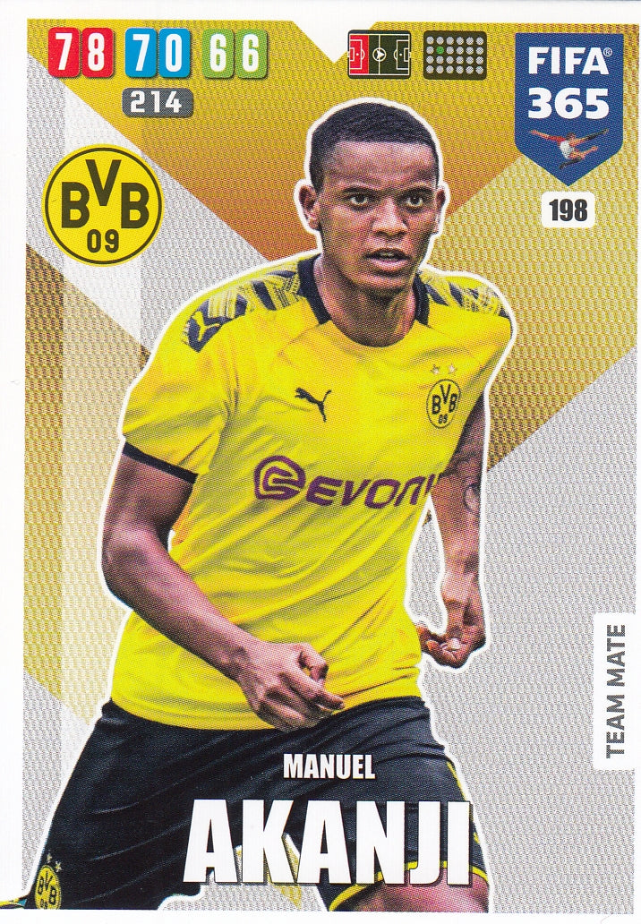 198. MANUEL AKANJI - BORUSSIA DORTMUND - TEAM MATE