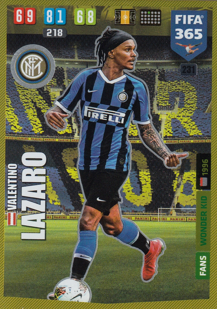 231. VALENTINO LAZARO - INTER - FANS WONDER KID