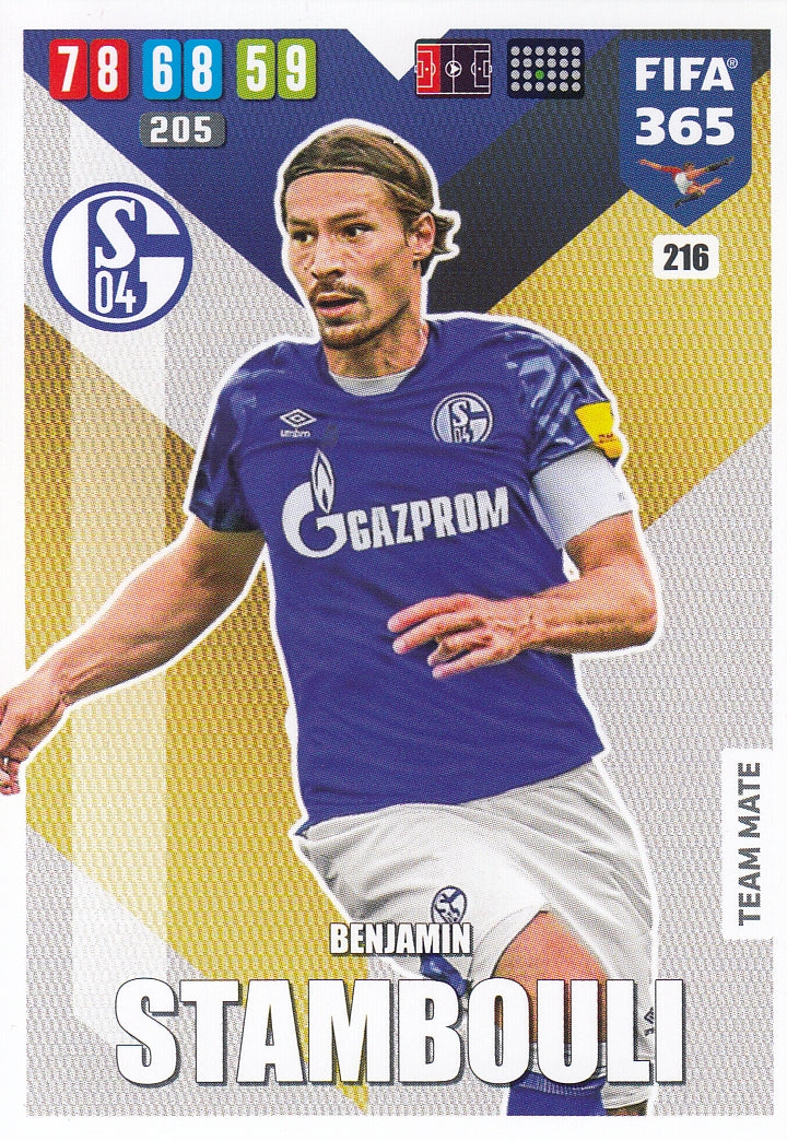 216. BENJAMIN STAMBOULI - SCHALKE 04 - TEAM MATE