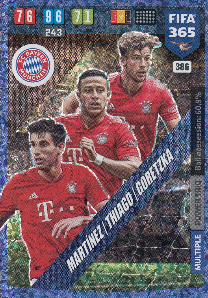 386. MARTÌNEZ/THIAGO/GORETZKA - BAYERN MUNCHEN - MULTIPLE POWER TRIO