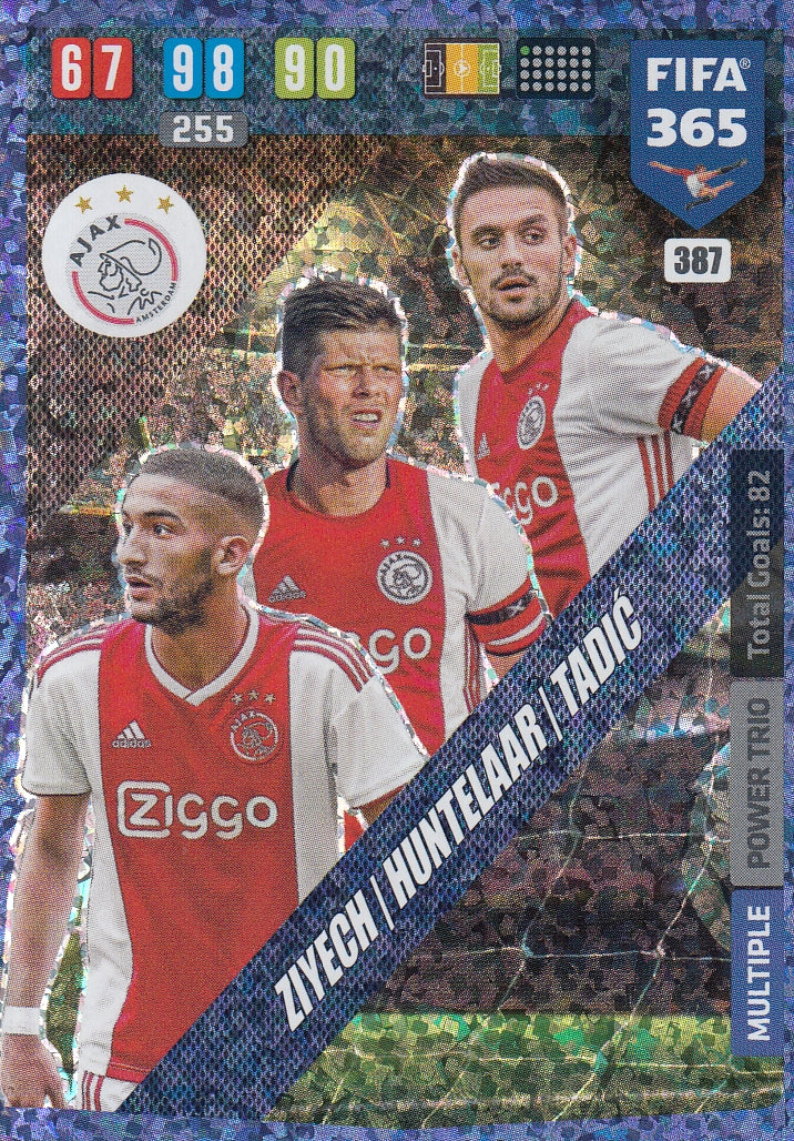 387. ZIYECH / HUNTELAAR / TADIC - AJAX - MULTIPLE POWER TRIO