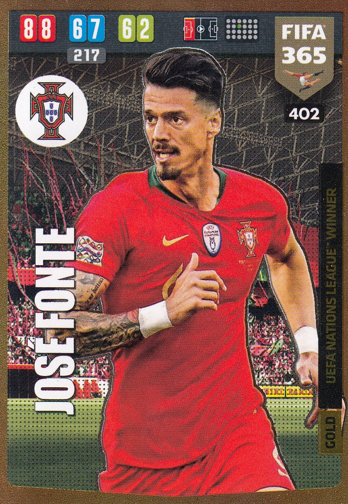 402. JOSE FONTE - PORTUGAL - GOLD UEFA NATIONS LEAGUE WINNER