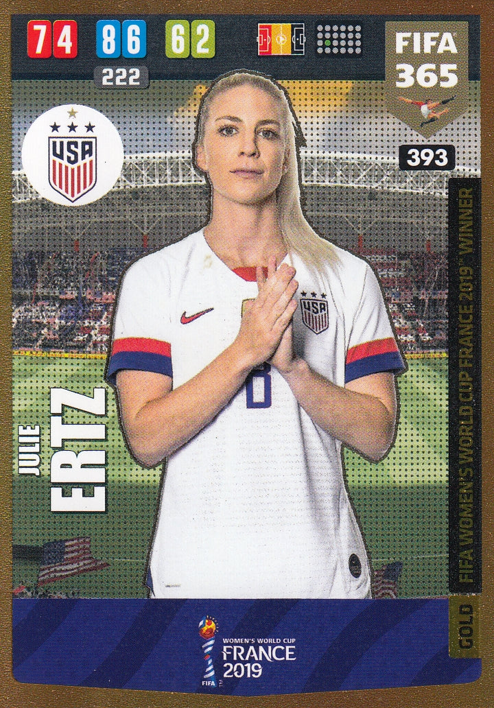 393. JULIE ERTZ - USA - GOLD FIFA WOMENS WORLD CUP FRANCE 2019 WINNER