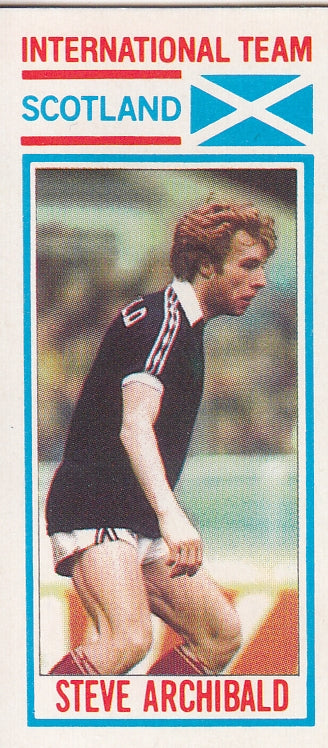 186. STEVE ARCHIBALD - INTERNATIONAL TEAM SCOTLAND
