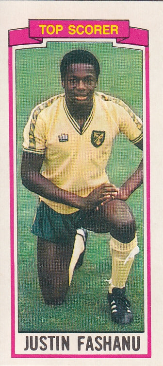 156. JUSTIN FASHANU - NORWICH - TOP SCORER