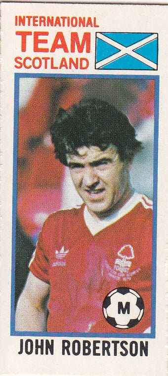 158. JOHN ROBERTSON - INTERNATIONAL TEAM - SCOTLAND