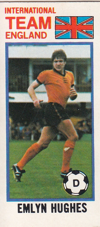 114. EMLYN HUGHES - ENGLAND - INTERNATIONAL TEAM