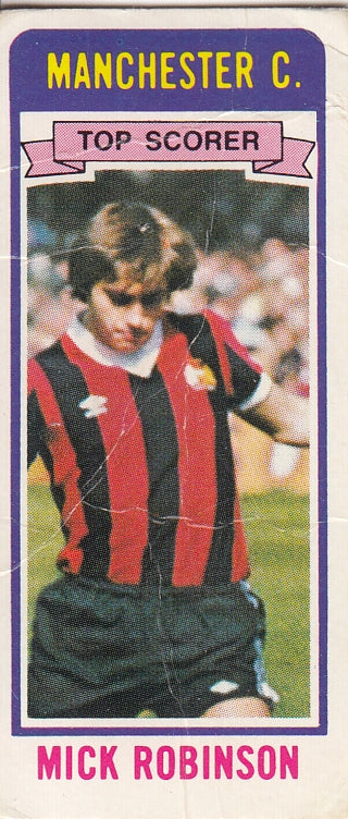 058. MICK ROBINSON - MANCHESTER CITY - TOP SCORER