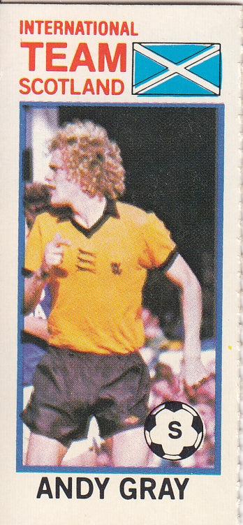166. ANDY GRAY - INTERNATIONAL TEAM - SCOTLAND