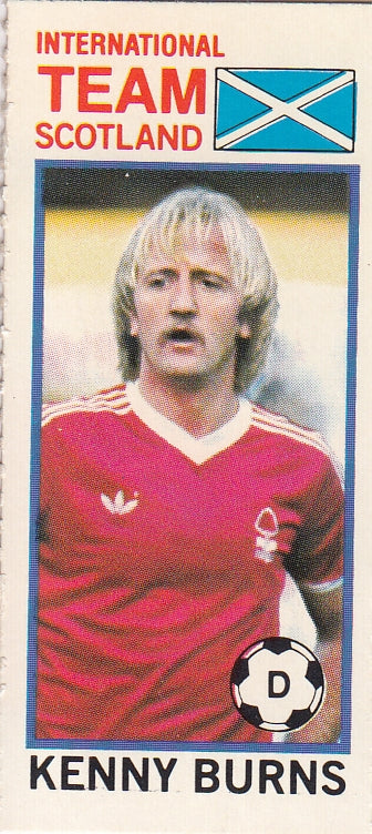 160. KENNY BURNS - INTERNATIONAL TEAM - SCOTLAND