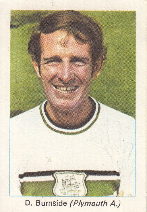 1971 - PLYMOUTH ARGYLE - DAVE BURNSIDE