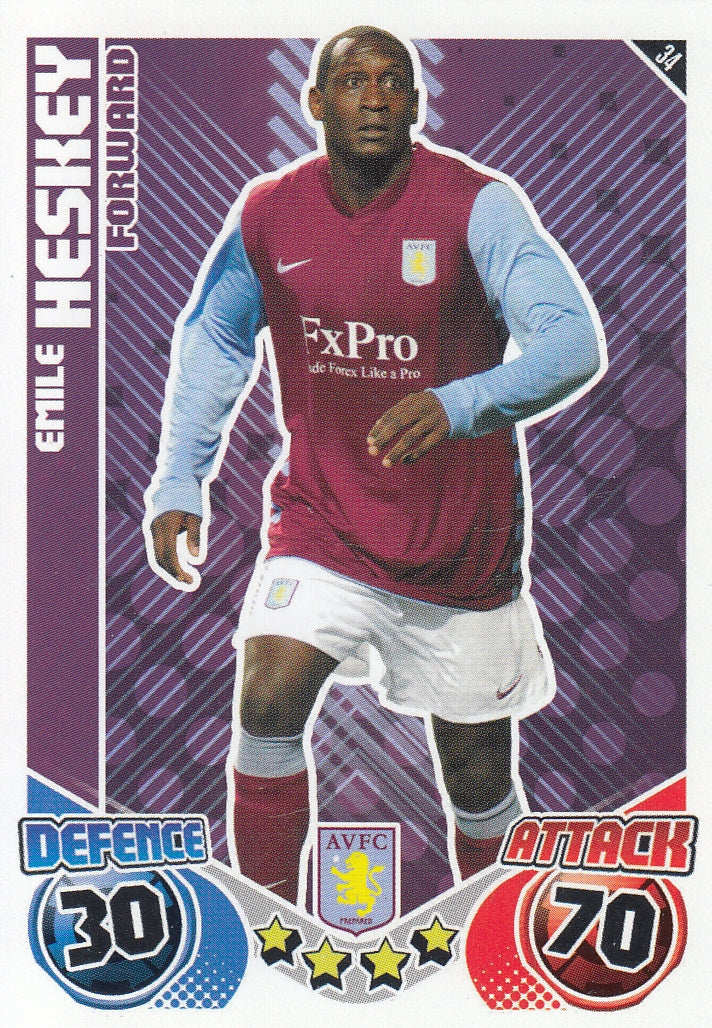 034. EMILE HESKEY - ASTON VILLA