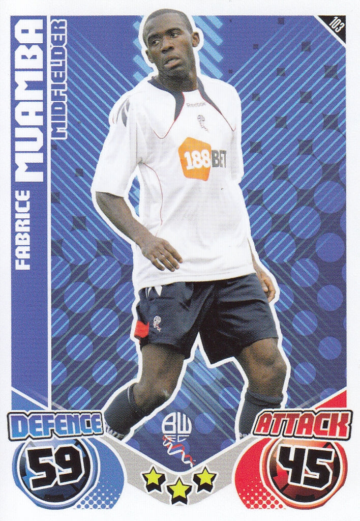103. FABRICE MUAMBA - BOLTON WANDERERS