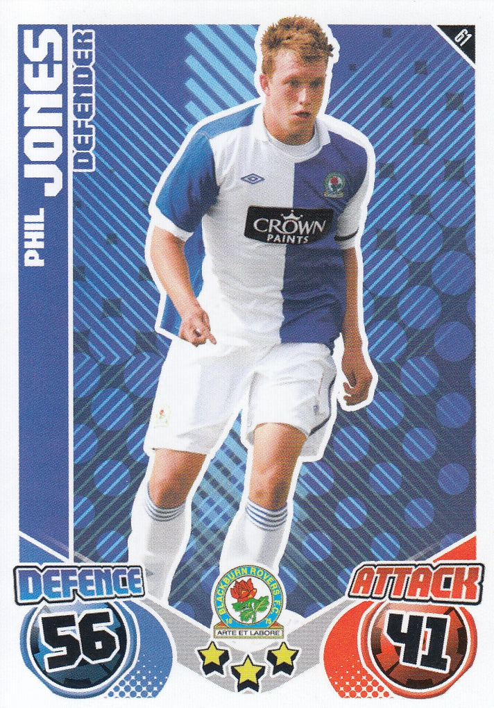 061. PHIL JONES - BLACKBURN ROVERS