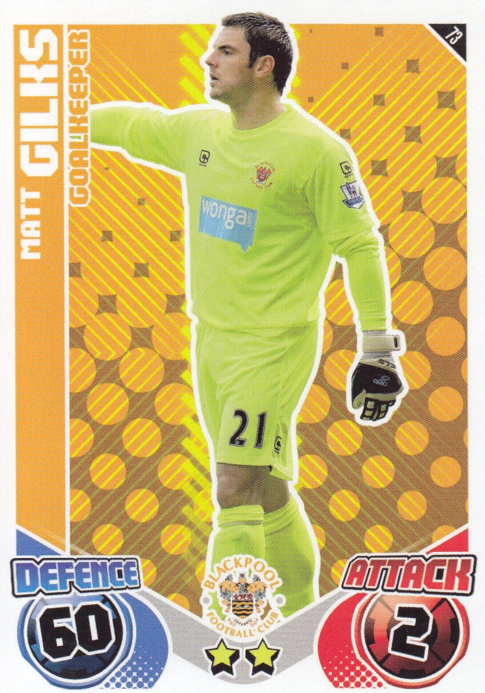 073. MATT GILKS - BLACKPOOL