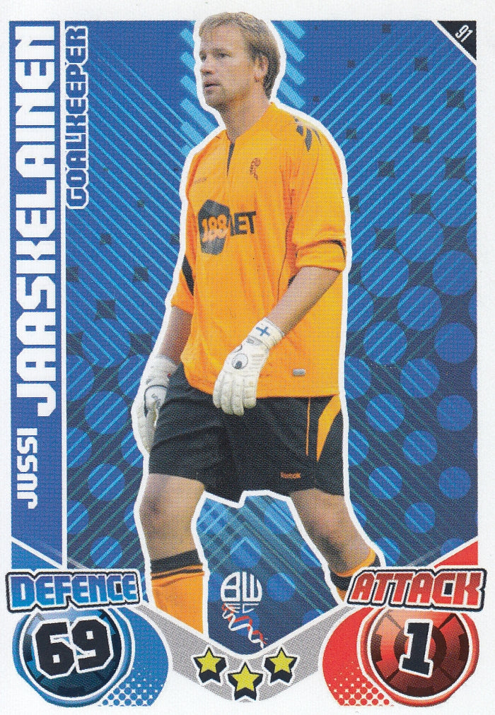 091. JUSSI JAASKELAINEN - BOLTON WANDERERS