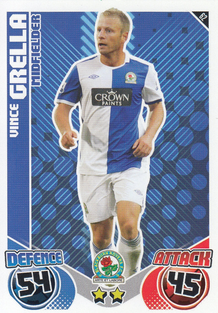062. VINCE GRELLA - BLACKBURN ROVERS