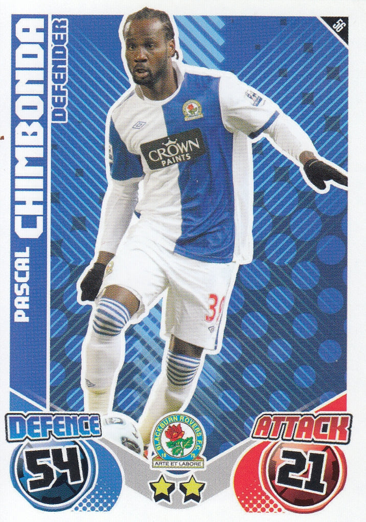 056. PASCAL CHIMBONDA -BLACKBURN ROVERS