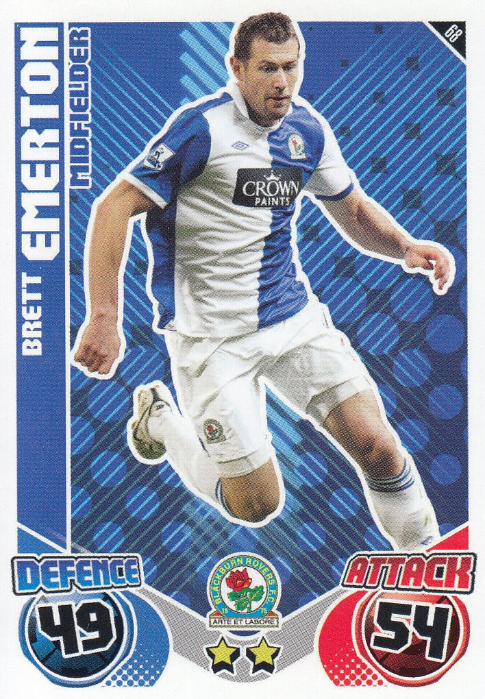 068. BRETT EMERTON - BLACKBURN ROVERS