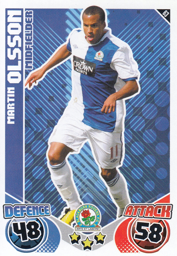 063. MARTIN OLSSON - BLACKBURN ROVERS