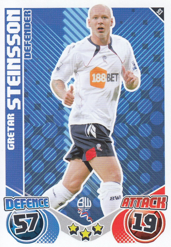 093. GRETAR STEINSSON - BOLTON WANDERERSP