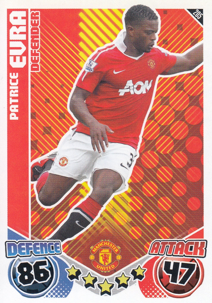 205. PATRICE EVRA - MANCHESTER UNITED
