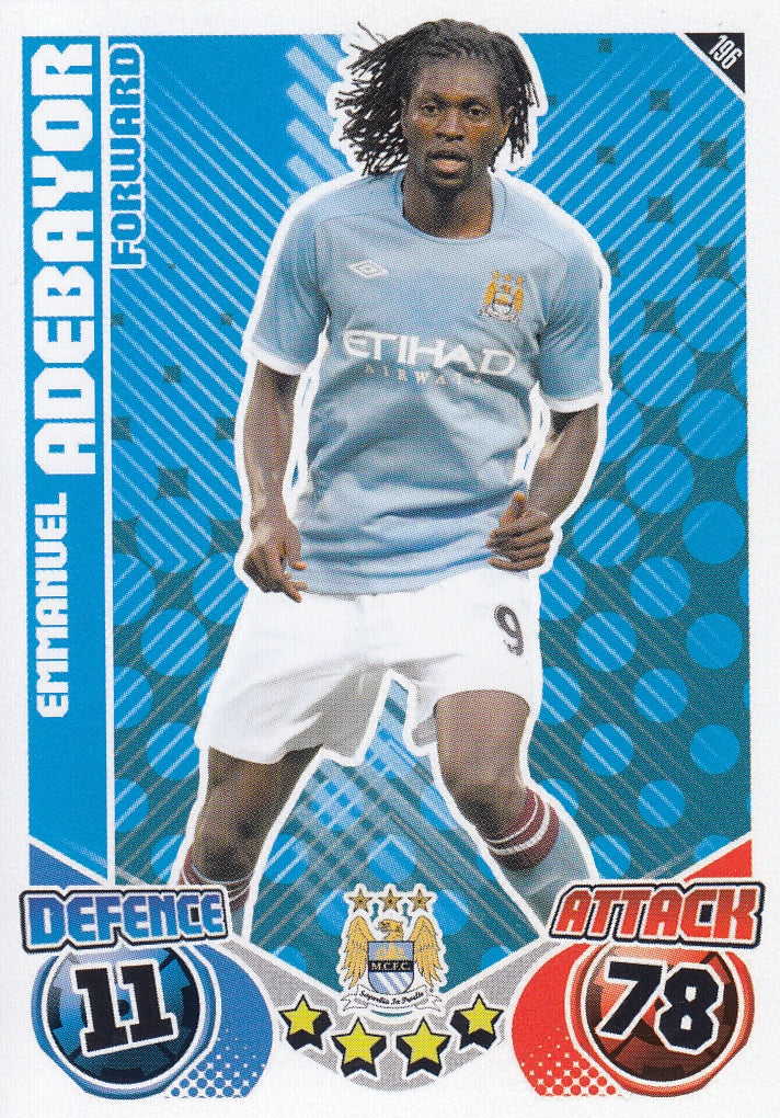196. EMMANUEL ADEBAYOR - MANCHESTER CITY