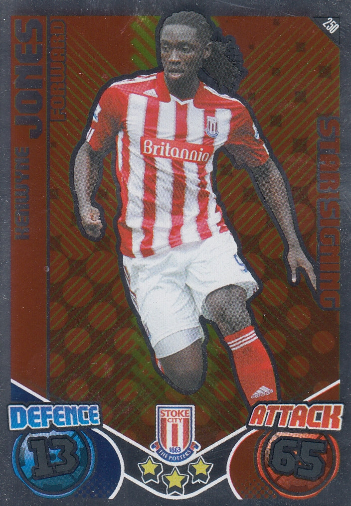 250. KENWYNE JONES - STOKE CITY - STAR SIGNING
