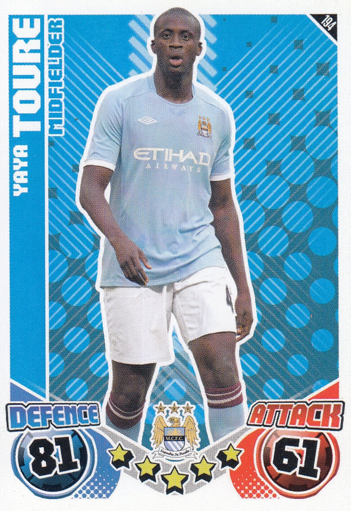 194. YAYA TOURE - MANCHESTER CITY