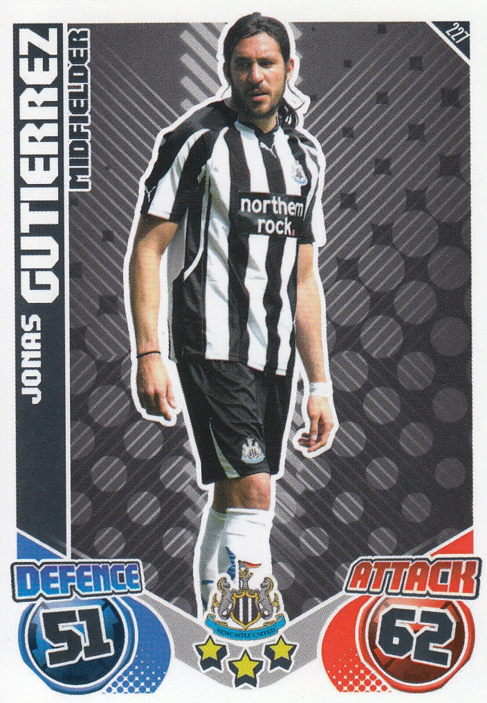 227. JONAS GUTIERREZ - NEWCASTLE UNITED