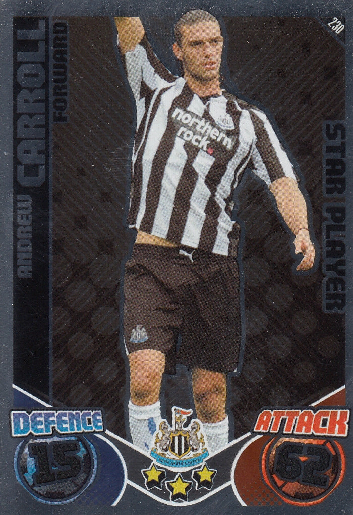230. ANDREW CARROLL - NEWCASTLE UNITED - STAR PLAYER