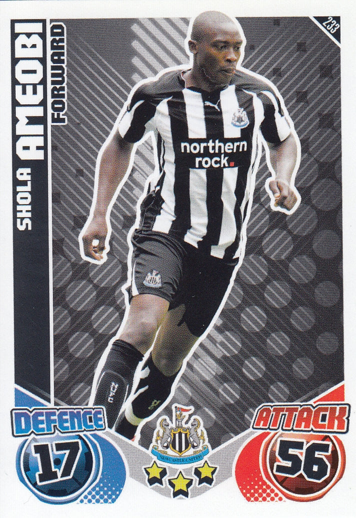 233. SHOLA AMEOBI - NEWCASTLE UNITED