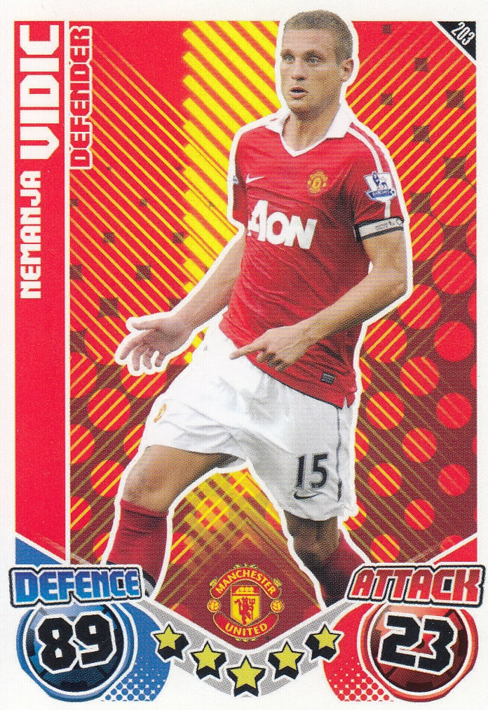 203. NEMANJA VIDIC - MANCHESTER UNITED