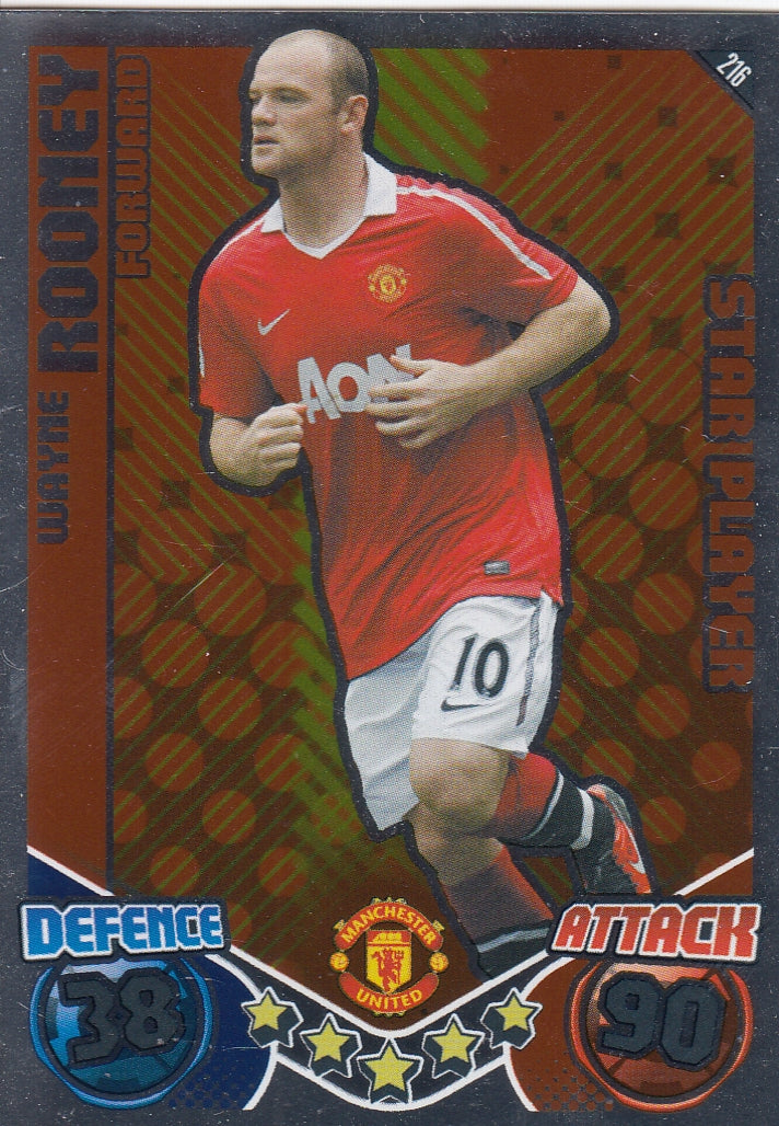 216. WAYNE ROONEY - MANCHESTER UNITED - STAR PLAYER