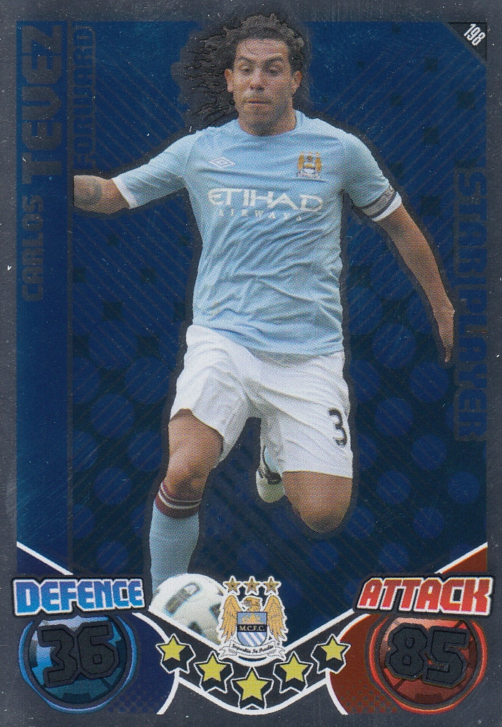 198. CARLOS TEVEZ - MANCHESTER CITY - STAR PLAYER