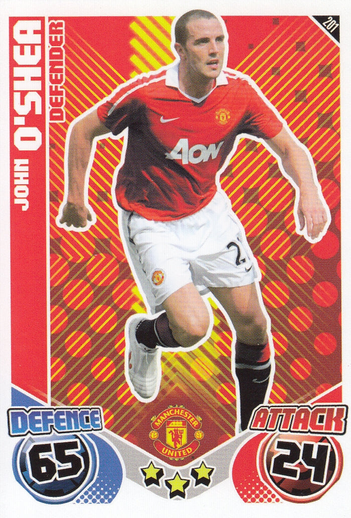 201. JOHN O’SHEA - MANCHESTER UNITED